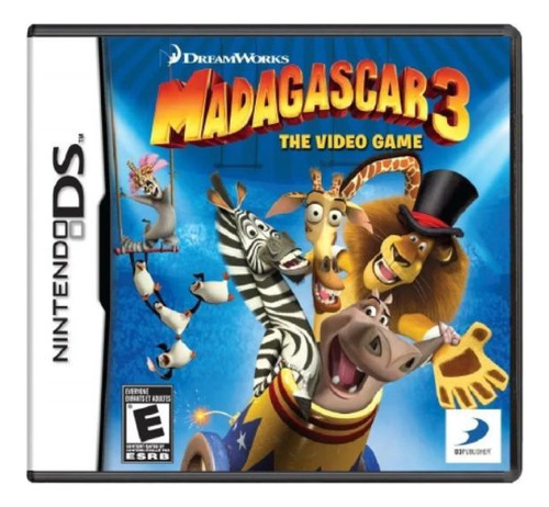 Jogo Nintendo Ds Madagascar 3 Novo Lacrado Mídia Física
