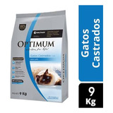 Alimento Optimum Gatos Adultos Castrados Pollo X 9kg Il Cane