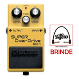 Pedal De Efeito Boss Sd-1 Super Overdrive Sd1 + Cabo