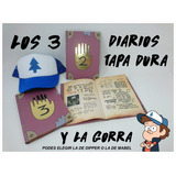 Libros Gravity Falls 1,2y3 Tapa Dura + La Gorra De Dipper