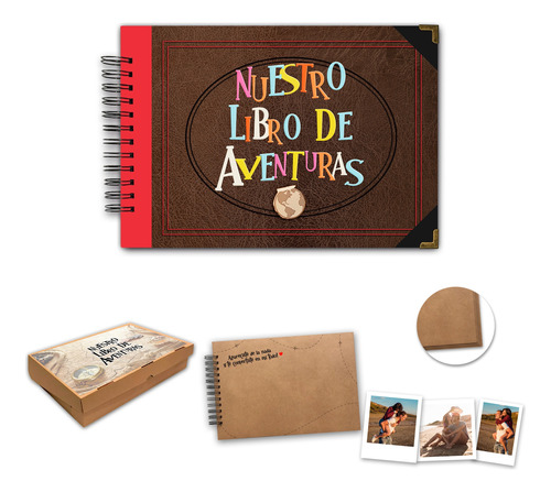 Libro De Aventuras Up Premium 30 Hojas 40 Fotos 