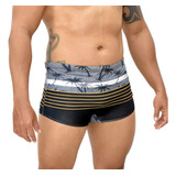 Sunga Boxer Estampada Com Proteção Uv 50+ 