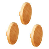 Ganchos De Pared De Madera Hechos A 12,5 Cm De Diámetro