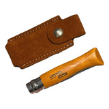 Cortaplumas Opinel Acero Al Carbon Nº9 + Funda Gamuza Origin