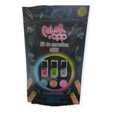 Kit De Esmaltes Para Niñas Neón Brillan Oscuridad Color App