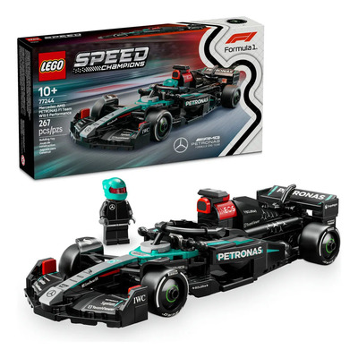 LEGO Speed Champions Auto de Carreras Mercedes-AMG F1 W15 77244; regalo del Día del Niño coleccionable; vehículo de juguete; set con 1 minifigura de piloto; modelo construible de la Fórmula 1; 10+ | Envío gratis