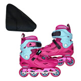 Patines Freeskate Semiprofesional Ajustable Ra Rudo/mochila