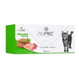 Nupec Caja 4 Piezas Alimento Húmedo Gato Indoor Felino 100gr