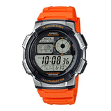 Reloj Casio Ae-1000w-4b Deportivo Naranja Digital Hombre