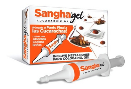 Caja 24 Pzas - Jeringa Sangha Gel Cucarachicida 30g