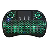 Mini Teclado Wireless Touch Pad Pc Android Tv Smart Com Led