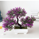 Árbol Bonsai Artificial Con Maceta Decoración Hogar Oficina