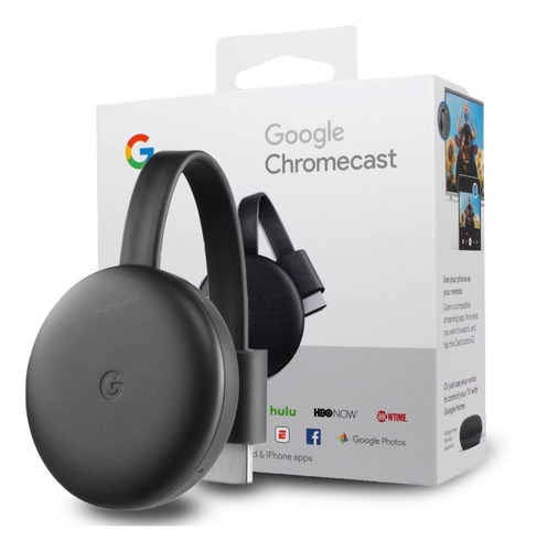  Google Chromecast  3 Full Hd Media Streaming Negro Carbón