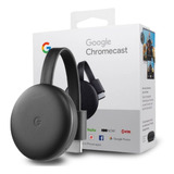  Google Chromecast  3 Full Hd Media Streaming Negro Carbón