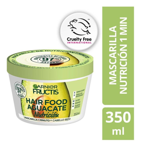 Mascarilla De Nutrición Garnier Hair Food Aguacate 350 Ml