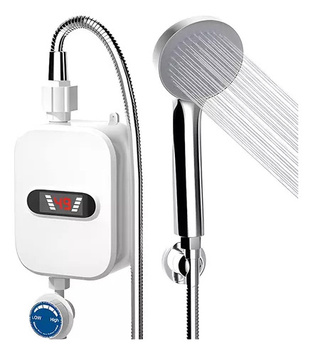 Calentador Agua Instantáneo 3500w Mini Eléctrico Sin Tanque