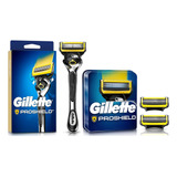 Kit Gillette Proshield Aparelho De Barbear +  2 Carga