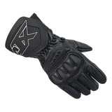 Guantes 100% Cuero Moto Protecciones Térmicos Caña Larga