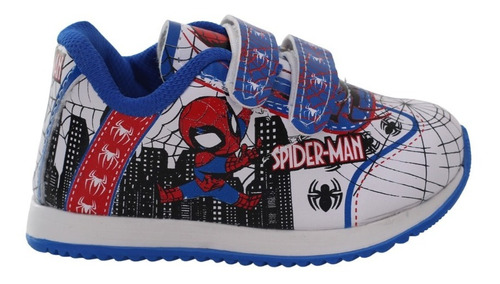 Zapatillas Hombre Araña Niño Nene Spiderman Velcro Abrojo