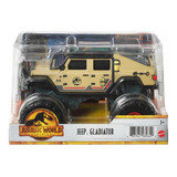 Matchbox Jeep Gladiator Escala 1/24 Jurassic Park Jeep Gladi