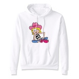 Sudadera 90´s Animacion Lizzie Mcguire Sombrero Rosa Vaquera