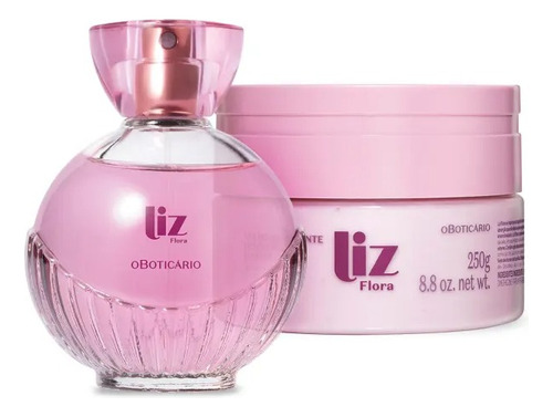 Presente Liz Flora:colônia 100ml+hidratante Desodorante 250g