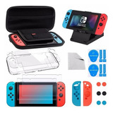 Kit De Accesorios Con Carcasa Para Nintendo Switch 16 En 1