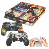 Skin Ps4 Slim Adesivo Playstation 4 Modelo Gta