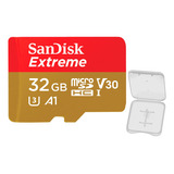 Cartão Memória Micro Sdhc 32gb Extreme 100mbs Sandisk +case