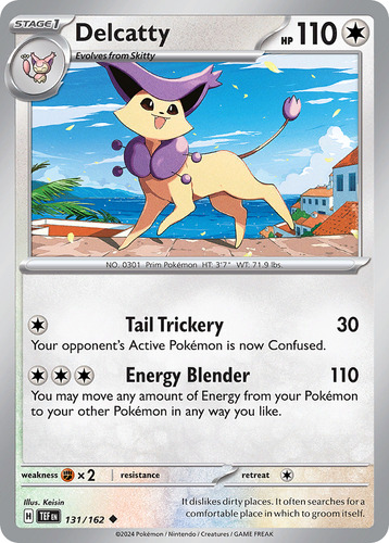 Delcatty 131/162 Temporal Forces Scarlet & Violet