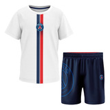 Conjunto Psg Torcedor - Camisa Balle + Short - Infantil