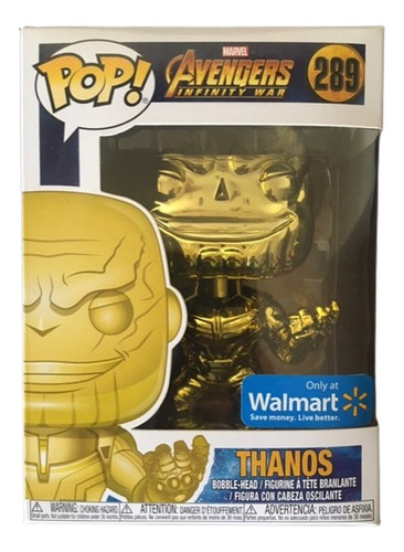 Funko Original Thanos 289 (chrome Amarillo) - Avengers