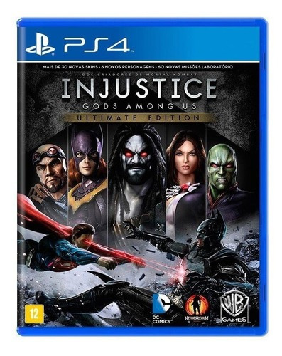 Injustice Gods Among Us Ultimate Edition Ps4 Físico Usado