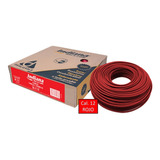 Caja 100 Mts Cable Rojo Thw Cal 12 Awg Indiana 100%cobre