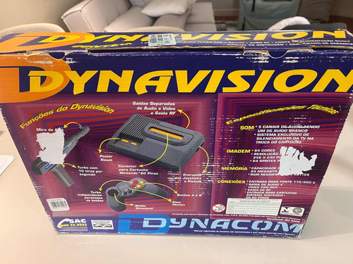 Console Dynavision Dynacom Completo Impecável Item Coleção