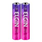 Pilhas Recarregável Aaa 1000mah 2 Unidades 82170 Elgin