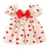 Vestido Floral Para Niñas Bebé 0 - 2 Años 