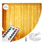 Cascada Luces Cortina Led Navidad Eventos Boda Con Control