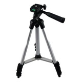 Tripode Aluminio Plegable Ideal Camaras Reflex, Telescopico Color Blanco Y Negro