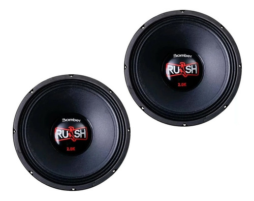 Par Alto Falante Bomber Woofer 12 Polegadas 1000w Rms 4 Ohms