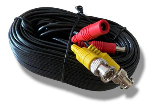 Cable Siamés Coaxial 18m Para Cámara Cctv Dahua Original