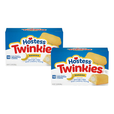 2 Cajas Hostess Twinkies Sabor Banana 385g C\u002Fu Importado | Envío gratis