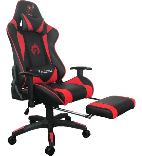 Silla En Cuerina Gamer Giratoria Oficina Escritorio Pc  