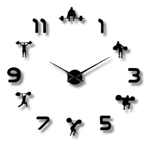 Exclusivo Reloj De Pared 3d Gigante Fabricados En Madera 