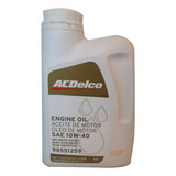 Aceite Acdelco Semisintetico 10w40 - 1 Lt Original Chevrolet
