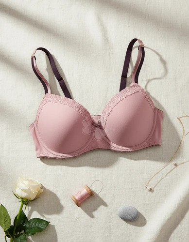 Bra Copa Preformada Con Varilla Encaje Escote Brasjade 5275 | Envío gratis