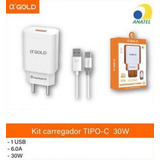 Carregador Turbo 30w P/ Samsung Galaxy S10 S8 S9 S20 Fe S21