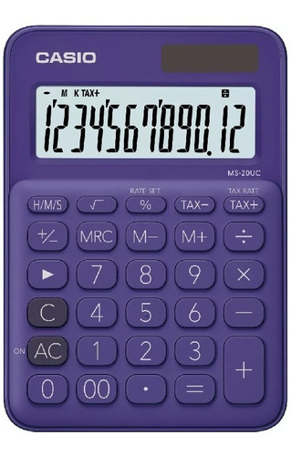 Calculadora Mini De Escritorio Casio Ms-20uc-pl