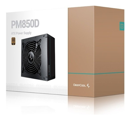 Deepcool Pm850d, Fuente Negra De Color Dorado De 850 W, 110 V/220 V