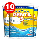 Pastilha De Cloro - 5 Em 1 Hidroall - 200 Gramas 10 Unid.